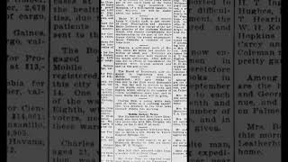 Smallpox Reports  July 31 1904 reallyoldnews history [upl. by Neirod706]