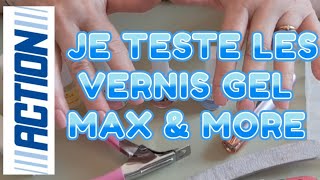 🥰 ACTION 🤗 TEST DES VERNIS GEL MAX amp MORE 🥰action temu amazon [upl. by Hound]