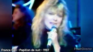 France Gall  Papillon de nuit  1987  Live [upl. by Sanfourd]