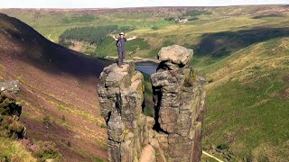 213 Dovestone Reservoir the Trinnacle and Saddleworth Moor Peak District 2023 [upl. by Nattie]