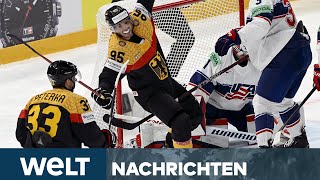 SPORTSENSATION USA geschlagen  Deutschland im Finale der EishockeyWM gegen Kanada  WELT Stream [upl. by Donald]