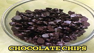 5 min बाजार जैसे चोको चिप्स घर में बनाएं आसानी से  Homemade choco chips  chocolate chips [upl. by Esther]