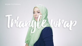 Hijab TutorialTriangle Wrap with headband [upl. by Cerelia]