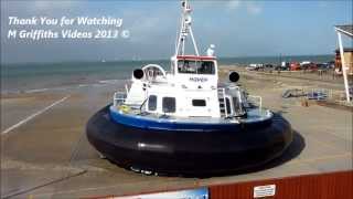 HD Hovercrafts at Ryde Hoverport UK 130513 [upl. by Adnahsat]