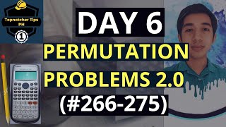 PERMUTATION PROBLEMS part 2  1001 Solved Problems in Engineering Mathematics DAY 6 266275 [upl. by Cleavland66]