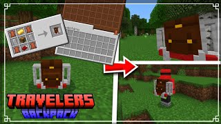 SAIU TRAVELERS BACKPACK PARA O MINECRAFT BEDROCK EDITION MCPE [upl. by Myo285]