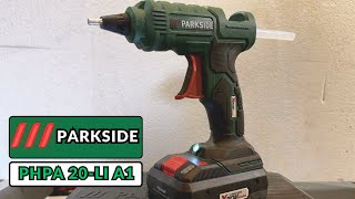 PARKSIDE PHPA 20LI A1 REFILLABLE HOT GLUE GUN [upl. by Amees917]