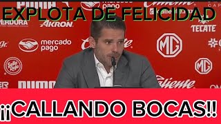 🚨CONFERENCIA DE PRENSA  FERNANDO GAGO CALLANDO BOCAS 🤫 FELIZ CON EL DESEMPEÑO DEL EQUIPO🔥🔥 [upl. by Franny]