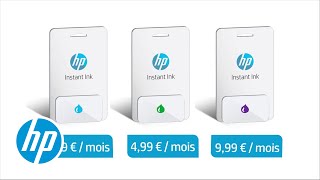 HP Instant Ink  le 1er service de remplacement de cartouches dencre [upl. by Icram]