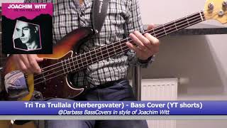 Joachim Witt Tri Tra Trullala Herbergsvater  Bass Cover 🎧 instrumental [upl. by Maletta712]