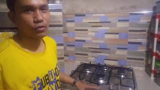 How to install built in hob  kagandahan ng built in hob or cook top vs gas stove [upl. by Ashling]