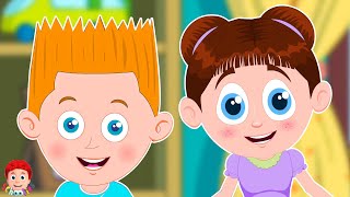 Hair Song  More Nursery Rhymes amp Kids Music by Schoolies [upl. by Ahsetal]