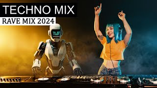 TECHNO RAVE MIX  Bigroom Techno amp Electro Festival Music 2024 [upl. by Editha]