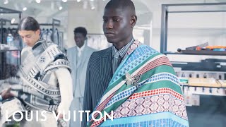 Mens FallWinter 2021 Behind the Scenes with Virgil Abloh – Part 2  LOUIS VUITTON [upl. by Wehttam]