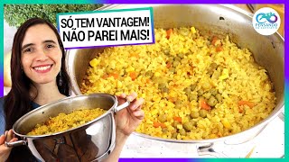 DESDE QUE APRENDI A COZINHAR O ARROZ ASSIM NÃO PAREI MAIS Rico em nutrientes saboroso [upl. by Bellaude153]