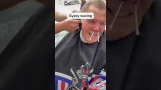 gypsy traveller getting waxed funny bkb bareknuckle travellers [upl. by Nnylasor]