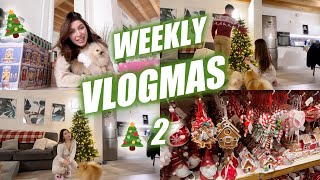 WEEKLY VLOGMAS 🎄 2 DECORIAMO LA CASA PRIMI REGALI 🎁 MelissaTani [upl. by Winchell]