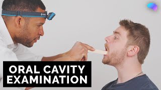 Oral Cavity Examination  OSCE Guide  UKMLA  CPSA [upl. by Sally]