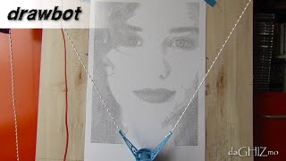 DRAWBOT Tori Amos Timelapse [upl. by Asirb]