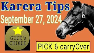 KARERA TIPS amp ANALYSIS by guceschoice SEPTEMBER 27 2024  RACING at METRO TURF starts 5 PM [upl. by Yrallam68]