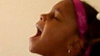 Kayla age 4 singing Mary J Blige cant be without you [upl. by Sunev]