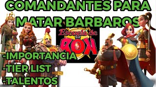 Guia para Principiantes Comandantes Para Matar Barbaros  Rise of Kingdoms en Español [upl. by Bergh]