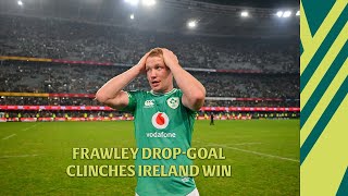 Ciarán Frawley drop goal seals famous win over South Africa  The Left Wing [upl. by Mccurdy]