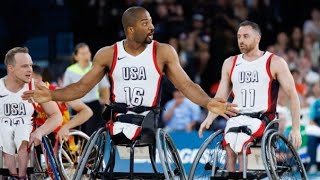 quot2024 Paralympic Wheelchair Basketball Finals A Thrilling Showdown Between the USA and Netherlandsquot [upl. by Aelak575]