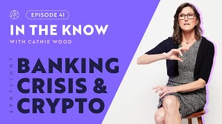 Banking Crisis amp Crypto  ITK with Cathie Wood and Dr Art Laffer [upl. by Enelia707]