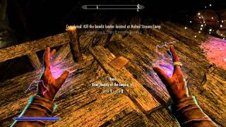 Skyrim overpowered mage on adept level [upl. by Ahsienat]