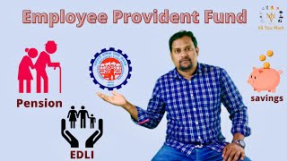 What is PF  Employee Provident FundDetail Telugu  🤷‍♂️ [upl. by Ilac]