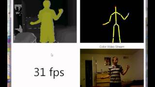 Kinect Skeleton Tracker [upl. by Schargel373]