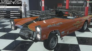 GTA 5  DLC Vehicle Customization  Vapid Peyote Gasser and Review [upl. by Marquet236]