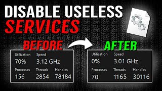 Disable UNWANTED PROCESSES on WINDOWS for BETTER GAMING 📈 [upl. by Roslyn402]