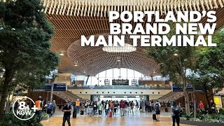 Portlands brand new airport terminal reopens with stunning renovations  Full coverage [upl. by Bauer]