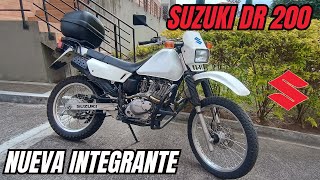 SUZUKI DR 200  Nueva integrante del canal [upl. by Aicirtan]