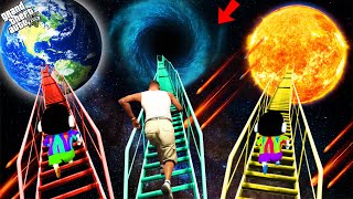 GTA 5  Franklin  Shinchan amp Pinchan Found Secret Stairway To Heaven GTA 5 [upl. by Zumwalt]