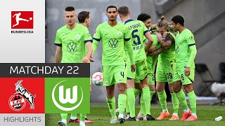 1 FC Köln  VfL Wolfsburg 02  Highlights  Matchday 22 – Bundesliga 202223 [upl. by Aseena]