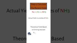 How To Calculate A Percent Yield [upl. by Emelia]