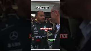 Lewis Hamilton calling out F1 on wet tires f1 formula1 lewishamilton domenicali fia mercedes [upl. by Ainatnas]