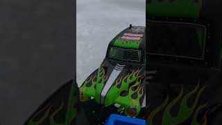 RC Grave Digger Takes Out Evan Storms Dad [upl. by Ecnaralc629]