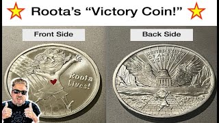 SILVER ALERT Rootas Silver quotVictory Coinquot is HERE Free w Private Road Subscription Bix Weir [upl. by Yajeet]