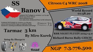 🏆World Record WRC SS Banov I🏆NGP 73776500🏆Replay🏆 [upl. by Nodnas]