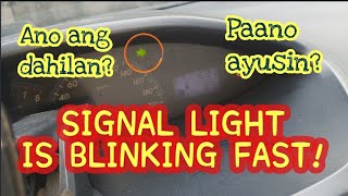 HOW TO DIAGNOSE AND REPAIR THE TURN SIGNAL  CAUSE AND HOW TO FIX THE PROBLEM  TOYOTA VIOS [upl. by Selby]