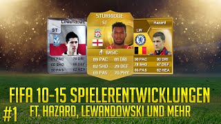 FIFA ULTIMATE TEAM  FIFA 1015 SPIELERENTWICKLUNGEN 1 FT HAZARD LEWANDOWSKI UND MEHR  HD [upl. by Scrivens]