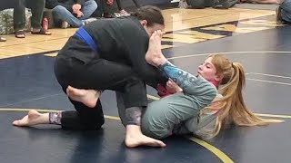 Brazilian JiuJItsu Samantha quotThe Valkyriequot Valkenhaus Extreme Grappling Open Armbar Submission [upl. by Rawden172]