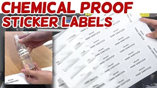 Chemical stickers print and cut sheets [upl. by Rede]