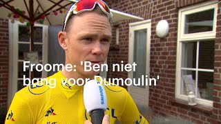 Froome Ik ben niet bang voor Tom Dumoulin  RTL NIEUWS [upl. by Dralliw]