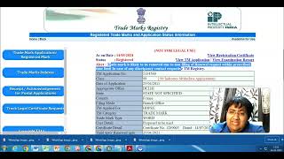 HOW TO CHECK TRADEMARK STATUS 2024  Trademark Status Kaise Check Kare 8097285494 [upl. by Haliled]