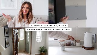 WEVE PICKED OUR LIVING ROOM PAINT FINAL FRONT DOOR REVEAL amp HOME FRAGRANCE  OCTOBER FAVOURITES [upl. by Ahsinauq]